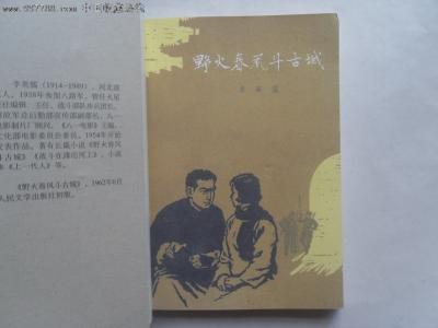 《野火春风斗古城》 小说  《野火春风斗古城》 小说 -内容概要，