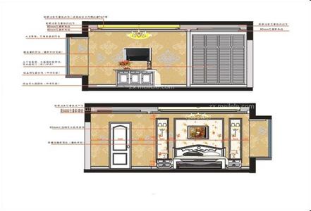 室内立面图 室内立面图有什么作用,室内立面图欣赏