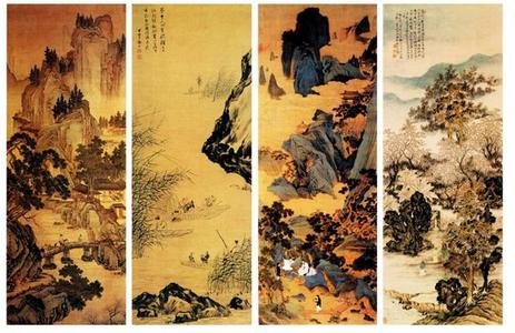 手绘金箔画 【手绘金箔画】手绘金箔画过程及价格