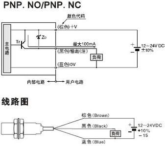 3线接近开关实物接线图 接近开关原理及接线图