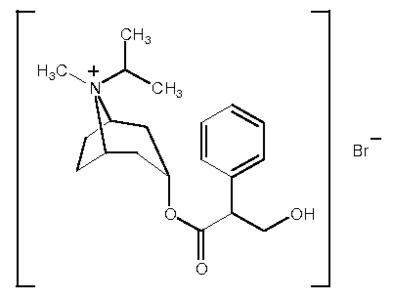 异丙托溴铵 异丙托溴铵-化学名称，异丙托溴铵-分子结构式