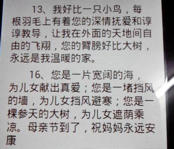 歌颂母爱的一段话 歌颂母爱的句子