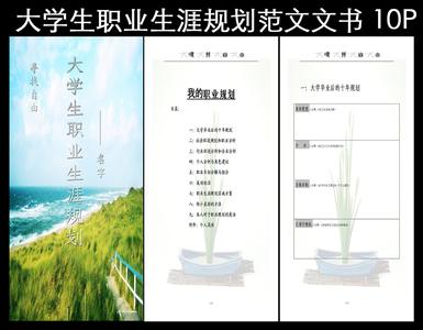 大学生生涯规划书范文 大学生职业生涯规划书最新范文