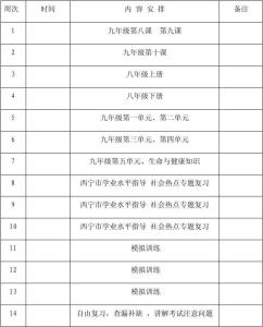 九年级思想品德全一册 九年级思想品德教学计划范文