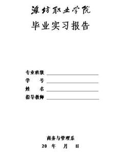 3000字毕业实习报告大全