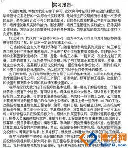 大学生寒假会计实习报告范文(2)