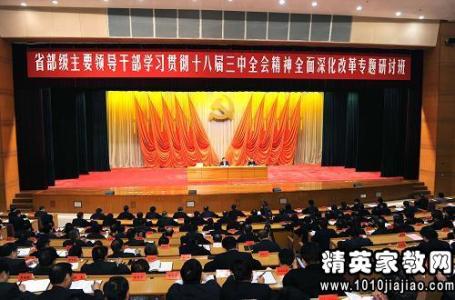 社区党员干部十八届三中全会学习心得体会