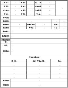 应聘事业单位简历 事业单位个人简历模板