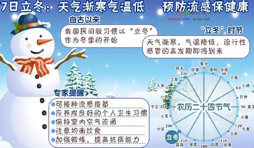 立冬预防心脑血管疾病 立冬如何预防感冒