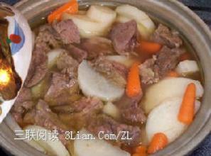 小年美食:抗寒补气养颜的牛肉炖萝卜