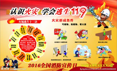 2016年消防宣传资料 2016年是第几个消防宣传日