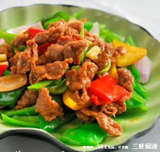 炒牛肉的做法 三椒炒牛肉的做法