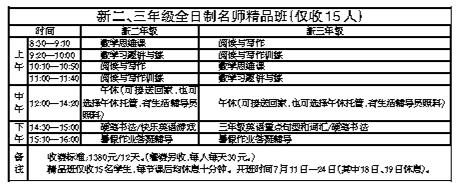 初二学生如何安排暑假学习计划