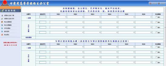 2015高考志愿填报表 2015高考志愿什么时候填