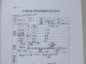 国家贫困助学金申请书 大学生国家贫困助学金申请书