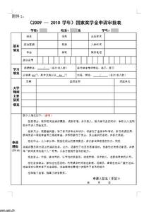 国家助学金申请书格式 国家助学金申请书怎么写