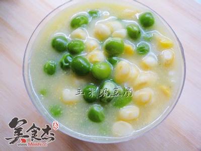 甜玉米豌豆羹 玉米豌豆羹的做法