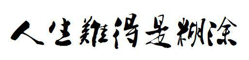 生活本就是稀里糊涂的 生活就是糊涂一点