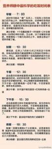 吃饭时间安排表 科学吃饭时间表