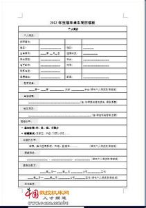 2016个人简历word模板 2016年应届大学生个人简历模板