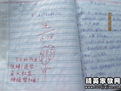 小学作文批改评语大全 作文批改评语大全