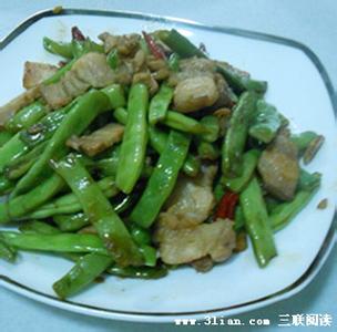 家常菜菜谱：豆角炒肉的做法