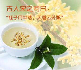 桂花茶怎么泡 桂花茶的功效与作用