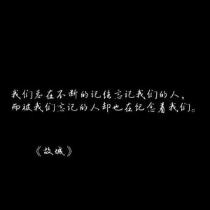 狼狈比失去难受 失去并不难受，难受的是无可挽回――七堇年