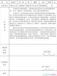 共青团员自我评议范文 2016年中国共青团员自我评议范文1000字