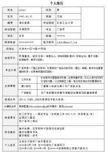 简历自我评价范文 广告学专业简历自我评价范文大全