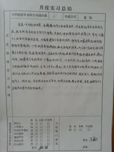 顶岗实习工作总结报告