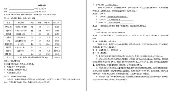 2016食品购销合同范本 2016年购销合同范本