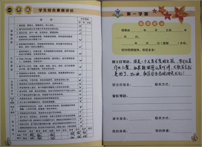 小学生素质手册评语 小学生综合素质手册评语