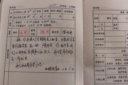 小学生素质报告册评语 小学生素质评语大全