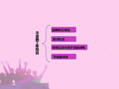 学生会竞选个人简介 学生会竞选自我介绍