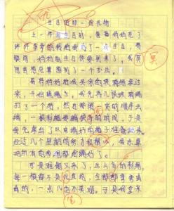 四年级作文：难忘的礼物400字六篇