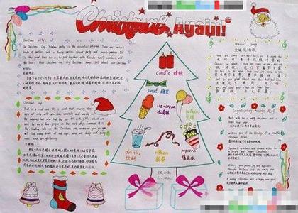 圣诞节英语手抄报资料 关于圣诞节手抄报资料、内容