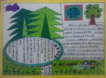 小学生植树节手抄报 小学生3.12植树节手抄报图片大全