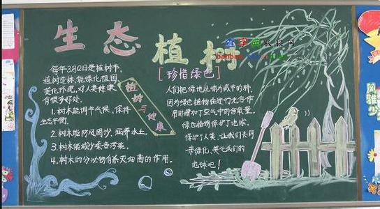 植树节黑板报资料：中国植树相关纪念品