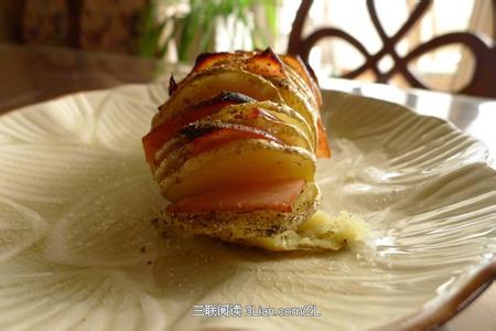 培根风琴烤土豆 冬至美食黑椒风琴土豆