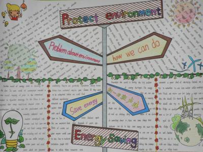 英文手抄报保护地球 保护地球英语手抄报