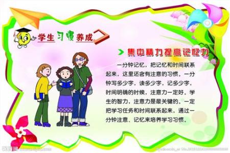 小学生应该养成的五大学习习惯