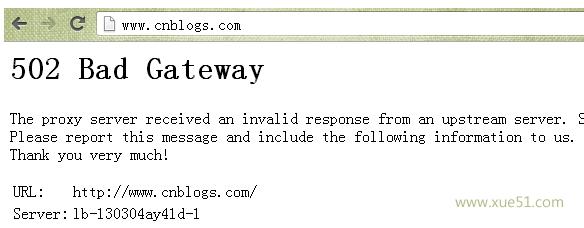 502 bad gateway解决 502 bad gateway是什么意思？502 bad gateway怎么解决！