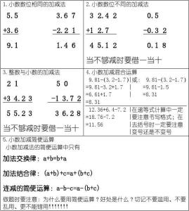 三年级下册《小数点加减法》计算练习题