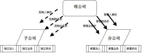 项目公司与子公司区别 分公司与子公司区别