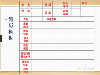 大学生简历注意事项 大学生个人简历制作注意事项