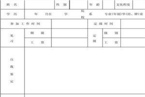 转正定级自我鉴定 200字以内转正定级自我鉴定书