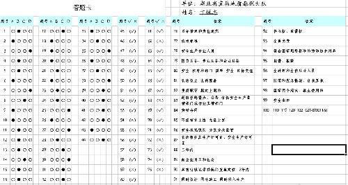 全国安全知识竞赛答案 安全知识竞赛题答案