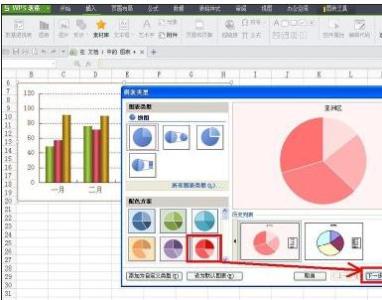 wps表格制作教程 wps表格制作饼状图的教程