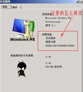 pe下更改注册表 如何更改PE的注册信息